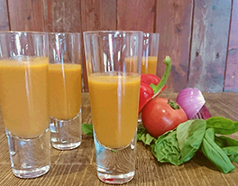 季節野菜のガスパチョ