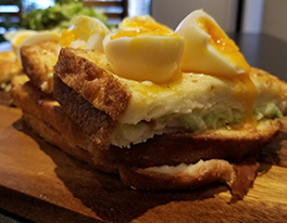 朝食ホットサンド