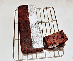 ハイビスカスとベリーのパウンドケーキ