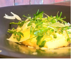 ベジタブルストックで作るスプラウトと春野菜のリゾット