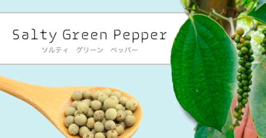 Salty Green Pepperのページ Voxspice オーガニックスパイス ハーブ 通販 卸売