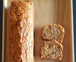 クルミたっぷりオーガニックキャロットのケーキ(25cm×8cmパウンド型)