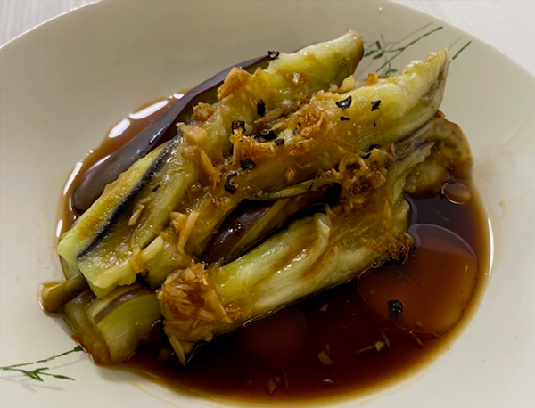 なすのマーガォ生姜醤油